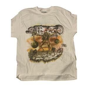 Travis Scott Utopia Circus Maximus Tour T-Shirt South America Graphic Tee Size L